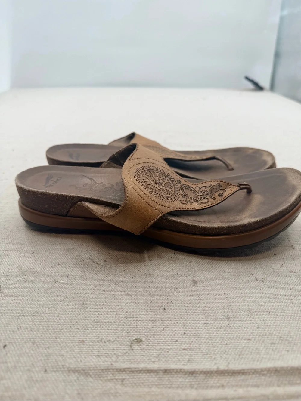 Dansko Brown Leather Women's Sandals Size 39